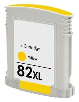 HP 82 Gelb kompatibel – Kartusche ohne Verpackung