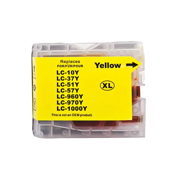 Brother LC-1000Y Gelb kompatibel – Kartusche ohne Verpackung