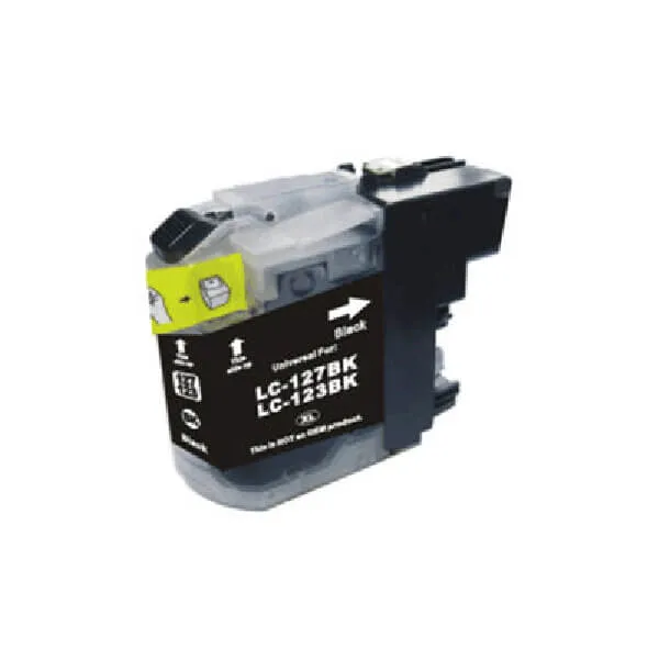 Brother LC-121 Schwarz kompatibel – Kartusche ohne Verpackung