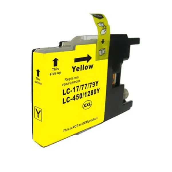 Brother LC-1280Y XL Gelb kompatibel – Kartusche ohne Verpackung