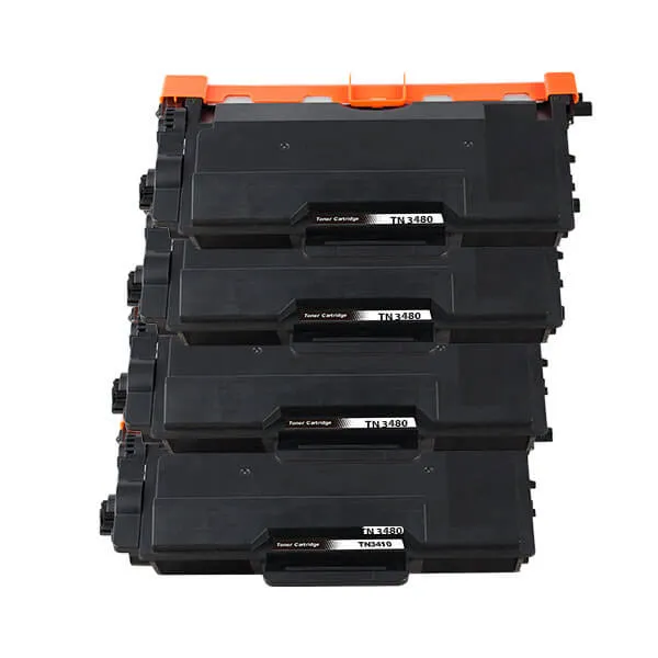 Brother TN-3480 (4er-Set) kompatibel – Kartusche ohne Verpackung