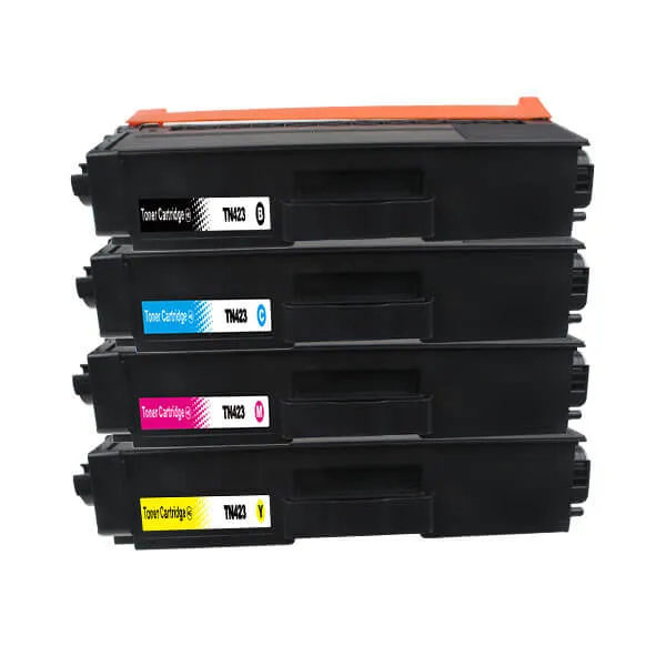 Brother TN421/TN-423 (4er-Set) kompatibel – Kartusche ohne Verpackung