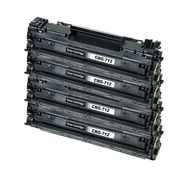 Canon 712 (4er-Set) kompatibel – Kartusche ohne Verpackung