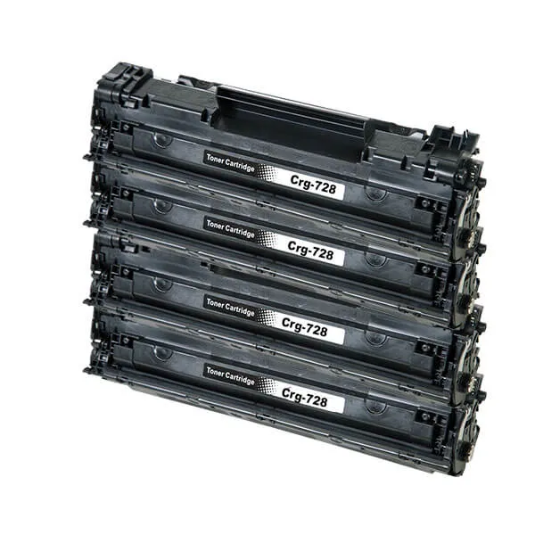 Canon 728 (4er-Set) kompatibel – Kartusche ohne Verpackung