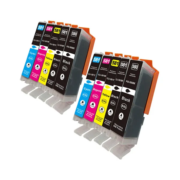 Canon PGI-580 XXL (10er-Set) kompatibel