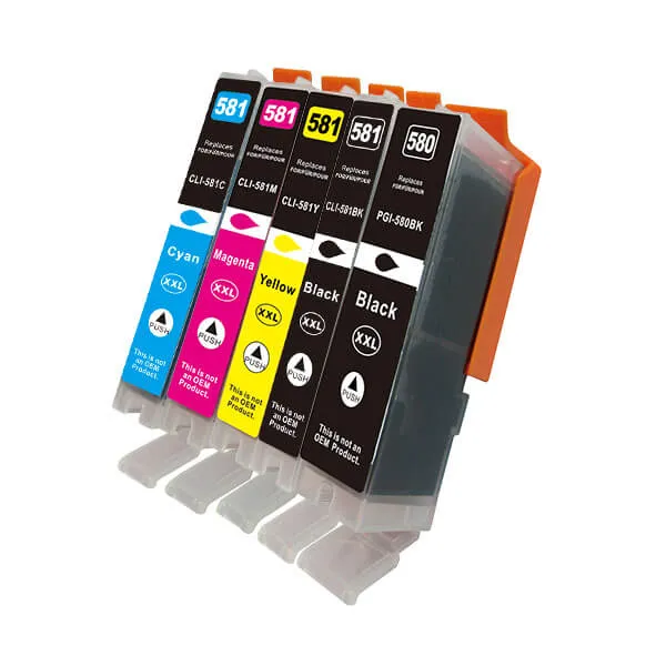 Canon PGI-580 XXL (5er-Set) kompatibel