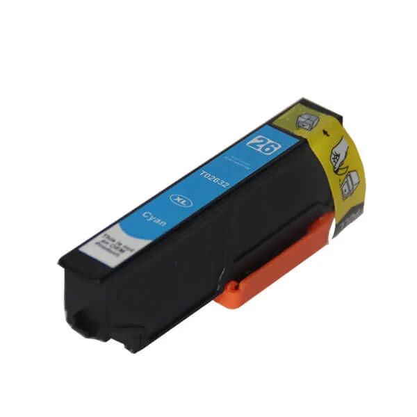 Epson 26XL Cyan kompatibel – Kartusche ohne Verpackung