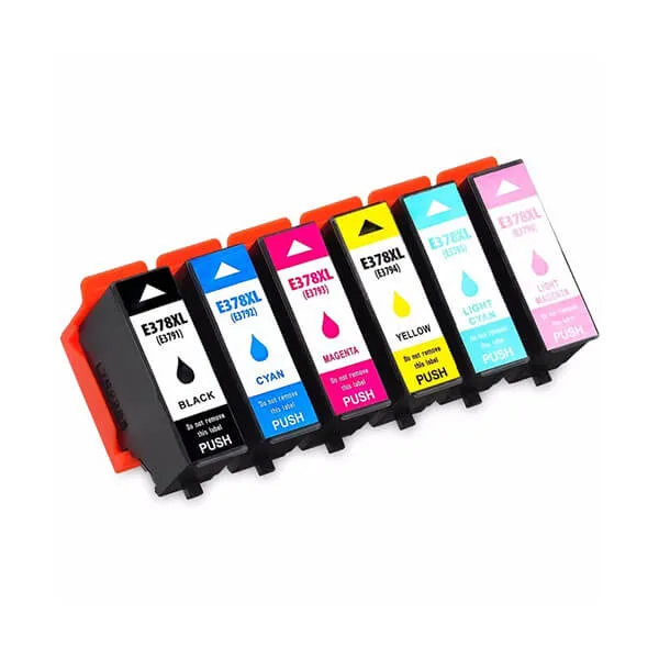 Epson 378XL (6er-Set) kompatibel – Kartusche ohne Verpackung