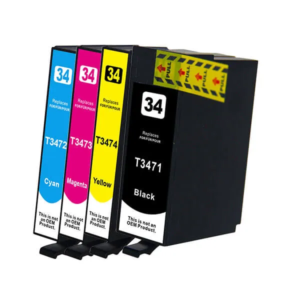 Epson 34XL (4er-Set) kompatibel