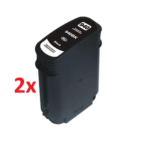 HP 940 XL (2er-Set) kompatibel – Kartusche ohne Verpackung