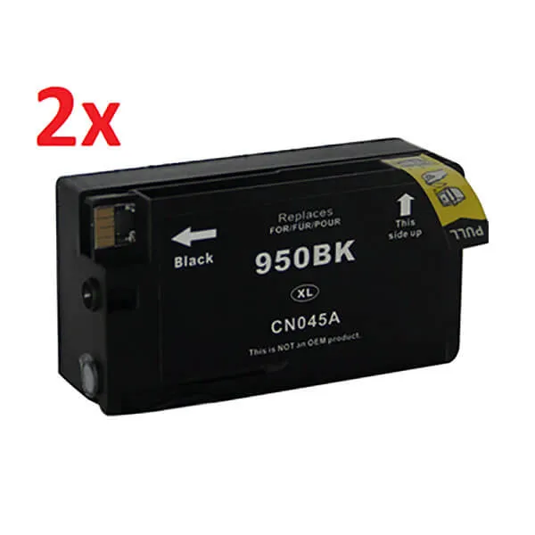 HP 950 XL (2er-Set) kompatibel – Kartusche ohne Verpackung