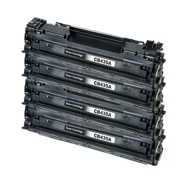 HP CB435A (4er-Set) kompatibel – Kartusche ohne Verpackung
