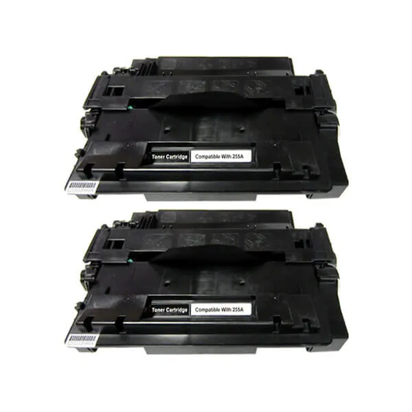 HP CE255A (2er-Set) kompatibel – Kartusche ohne Verpackung
