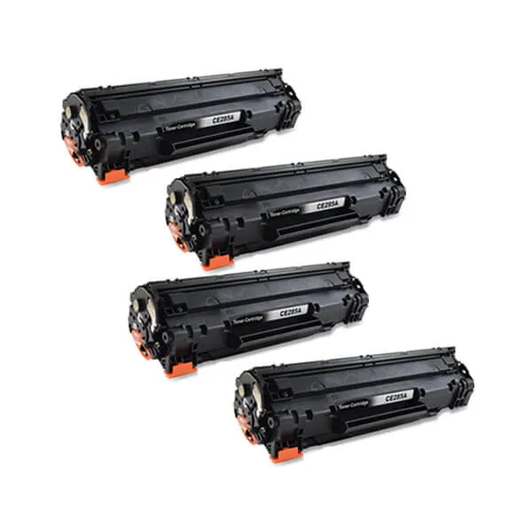 HP CE285A (4er-Set) kompatibel – Kartusche ohne Verpackung