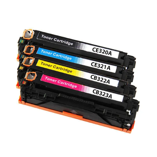 HP CE320A (4er-Set) kompatibel – Kartusche ohne Verpackung