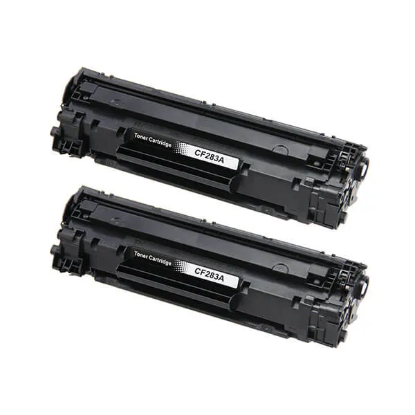 HP CF283A (2er-Set) kompatibel – Kartusche ohne Verpackung