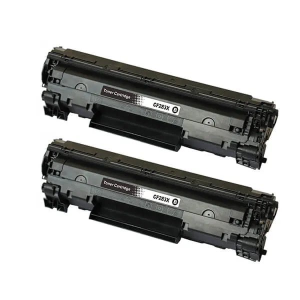 HP CF283X (2er-Set) kompatibel – Kartusche ohne Verpackung