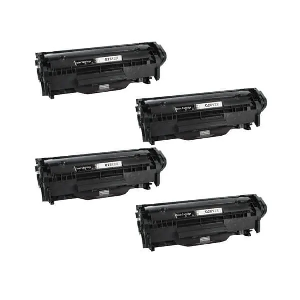 HP Q2612X (4er-Set) kompatibel