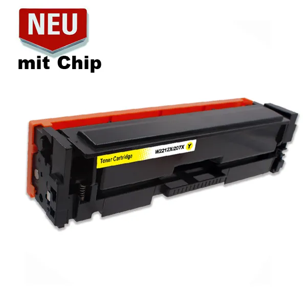HP 207X Gelb kompatibel – Kartusche ohne Verpackung