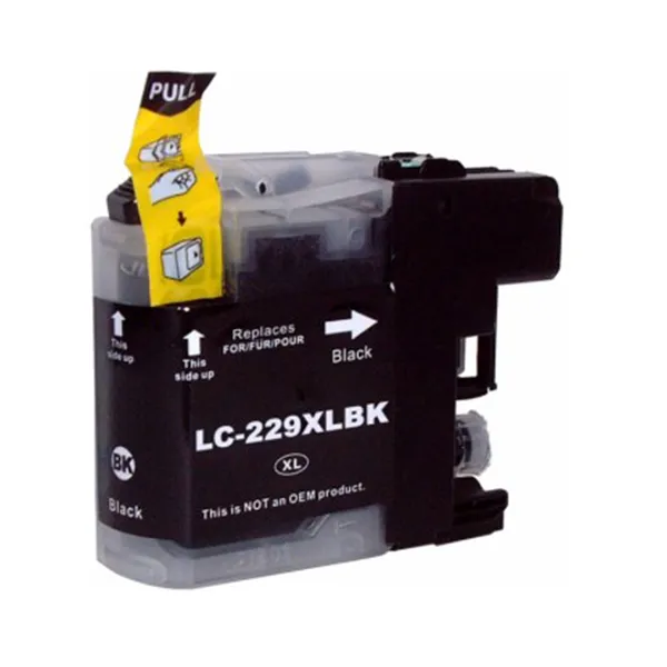 Brother LC-229XLBK Schwarz kompatibel – Kartusche ohne Verpackung