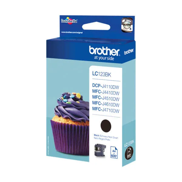 Brother LC-123BK Schwarz (Original)