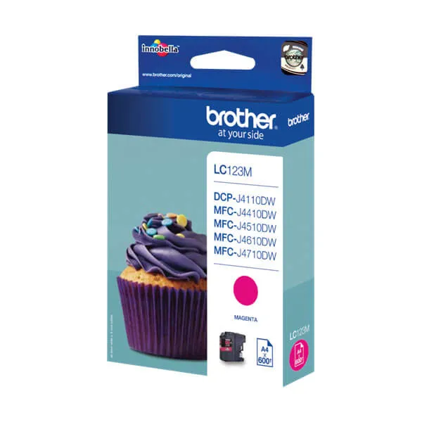 Brother LC-123M Magenta (Original)