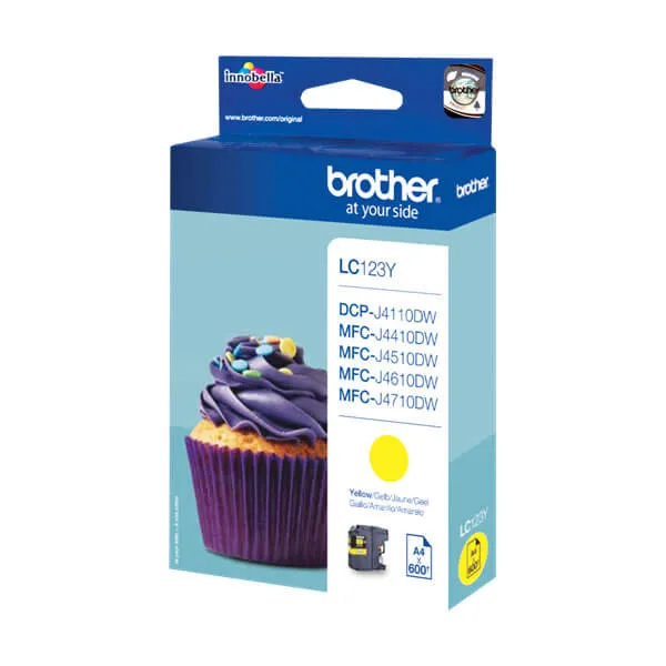 Brother LC-123Y Gelb (Original)