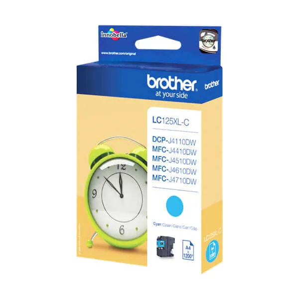 Brother LC-125XL Cyan (Original) – Originalverpackung