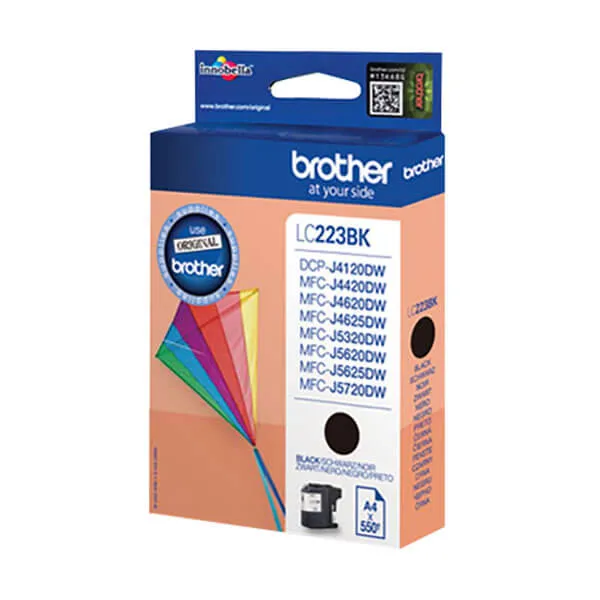 Brother LC-223BK Schwarz (Original) – Originalverpackung