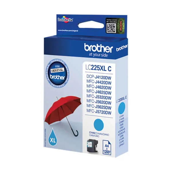 Brother LC-225C XL Cyan (Original) – Originalverpackung