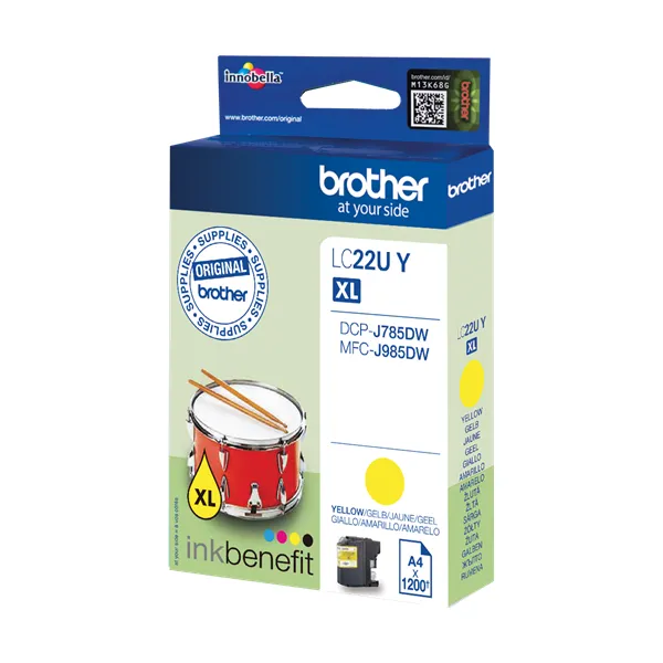 Brother LC-22U Gelb (Original)