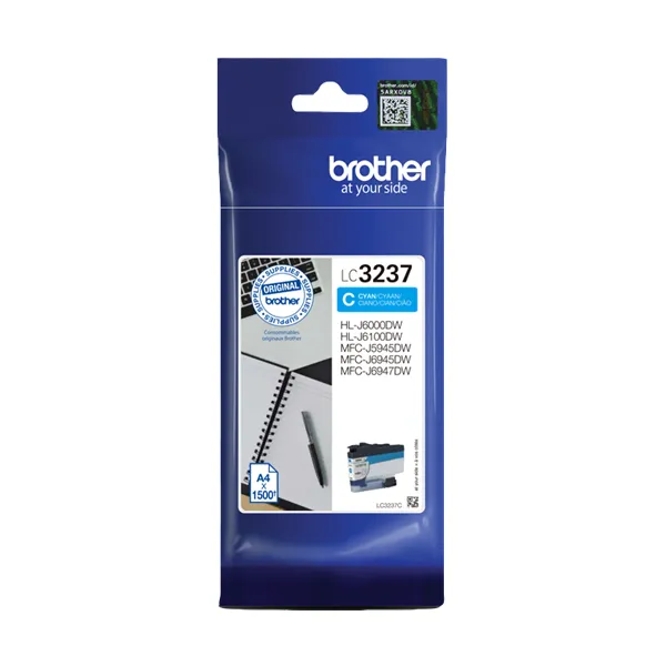 Brother LC-3237C Cyan (Original) – Originalverpackung