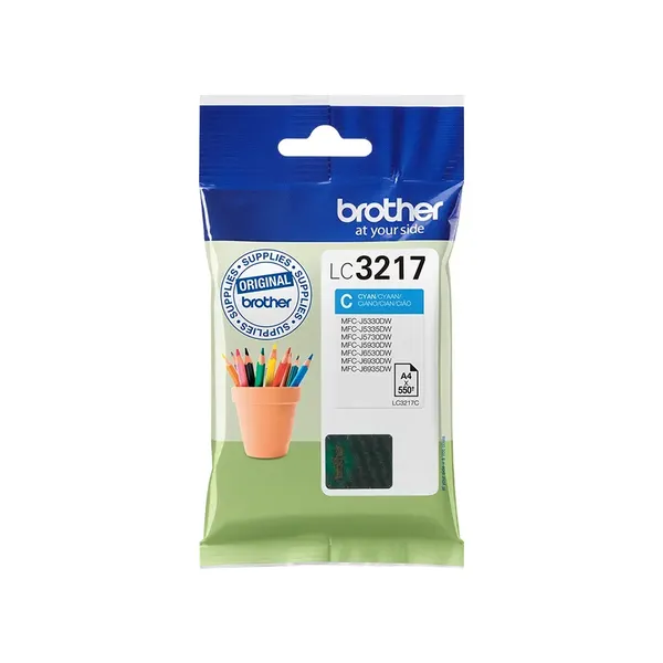 Brother LC-3217C Cyan (Original) – Originalverpackung