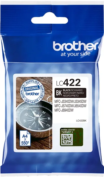 Brother LC422BK Schwarz (Original)