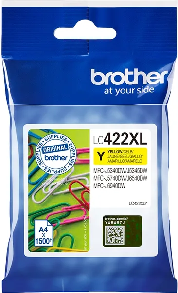 Brother LC422XLY Gelb (Original)
