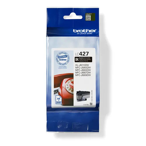 Brother LC427BK Schwarz (Original) – Originalverpackung