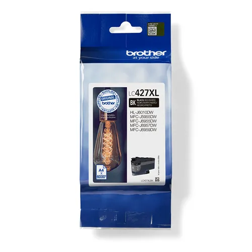 Brother LC427XLBK Schwarz (Original) – Originalverpackung