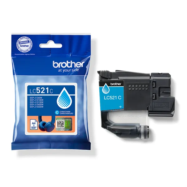 Brother LC521C Cyan (Original) – Originalverpackung