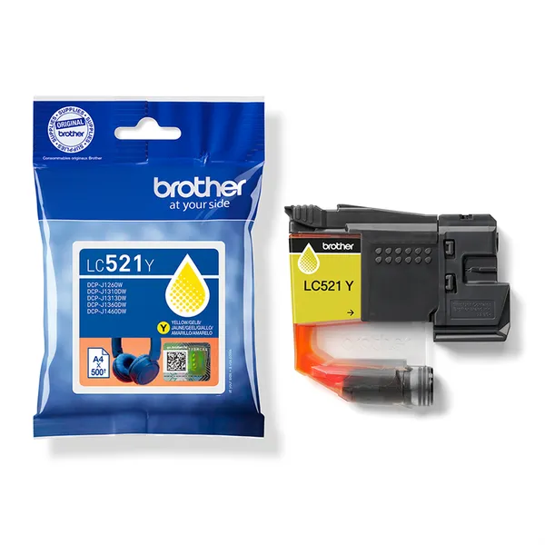 Brother LC521Y Gelb (Original)