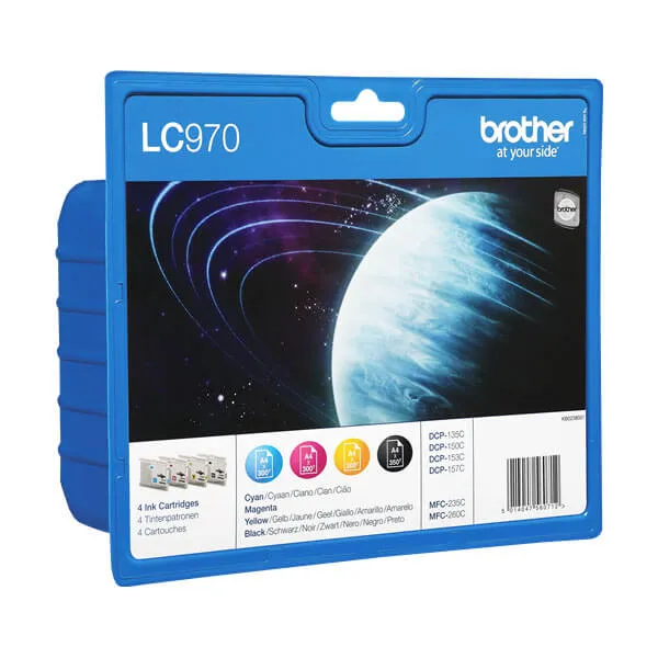 Brother LC-970 (4er-Set) (Original) – Originalverpackung