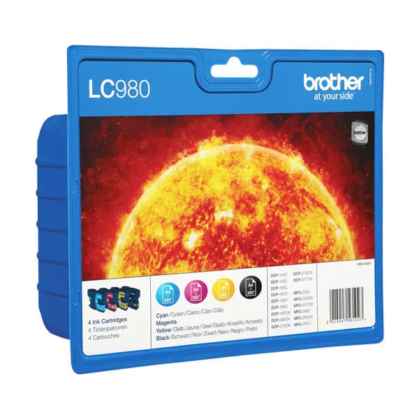 Brother LC-980 Set (Original) – Originalverpackung