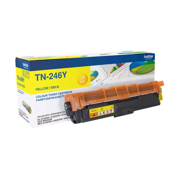 Brother TN-246Y Gelb (Original) – Originalverpackung