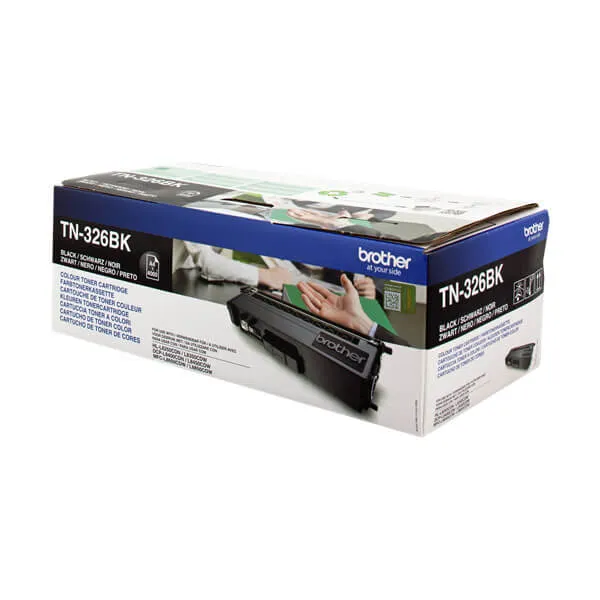 Brother TN-326BK Schwarz (Original) – Originalverpackung