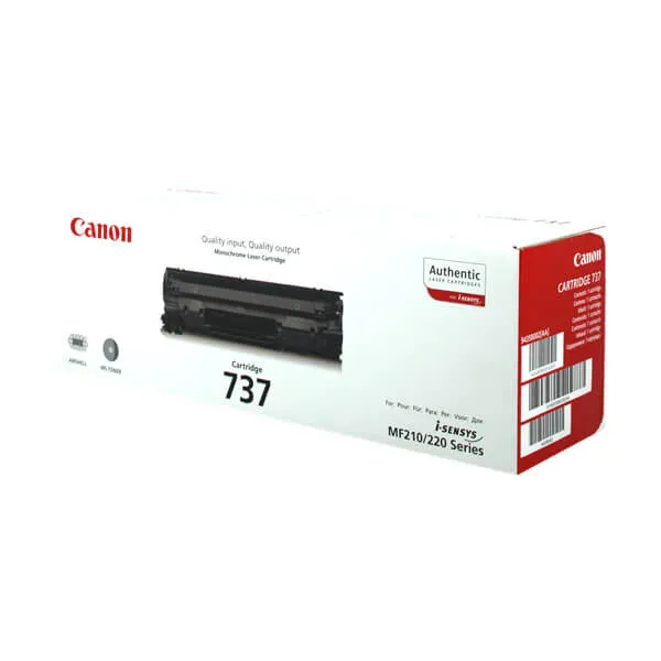 Canon 737 Schwarz (Original) – Originalverpackung