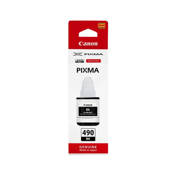 Canon GI-490bk Schwarz (Original) – Originalverpackung