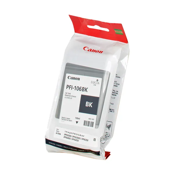 Canon PFI-106bk Schwarz (Original) – Originalverpackung