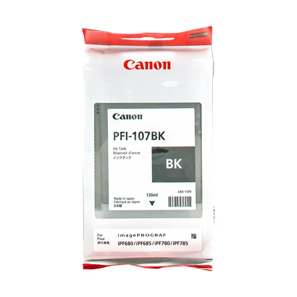 Canon PFI-107bk Schwarz (Original)