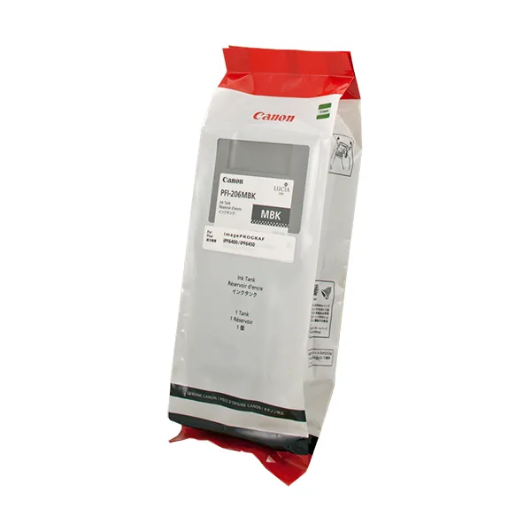 Canon PFI-206mbk Schwarz (Original) – Originalverpackung