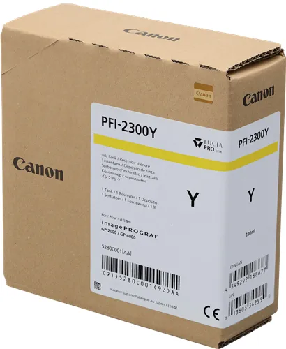Canon PFI-2300y Gelb (Original)