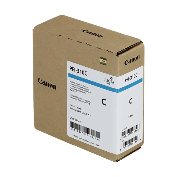 Canon PFI-310c Cyan (Original) – Originalverpackung